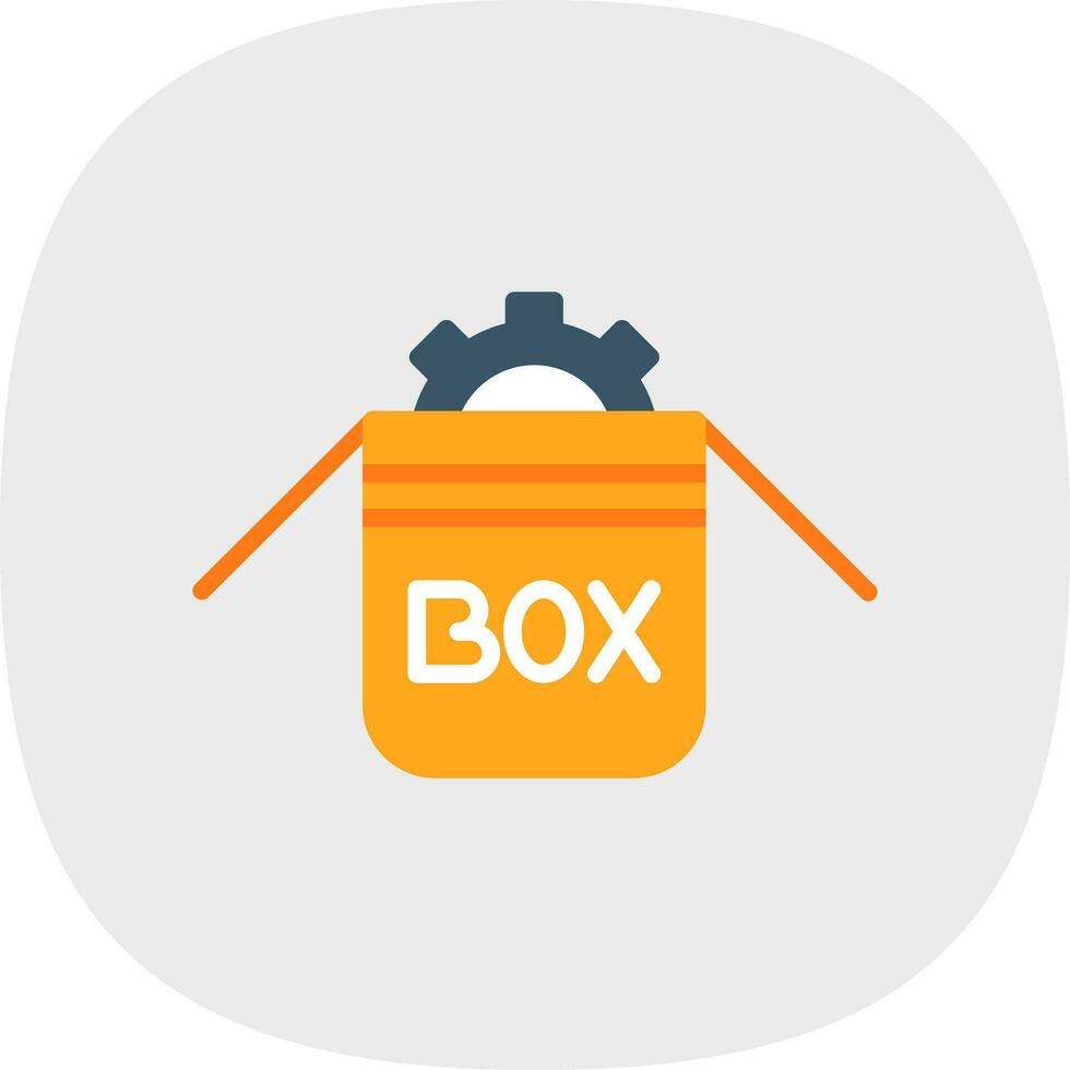 diseño de icono de vector de caja