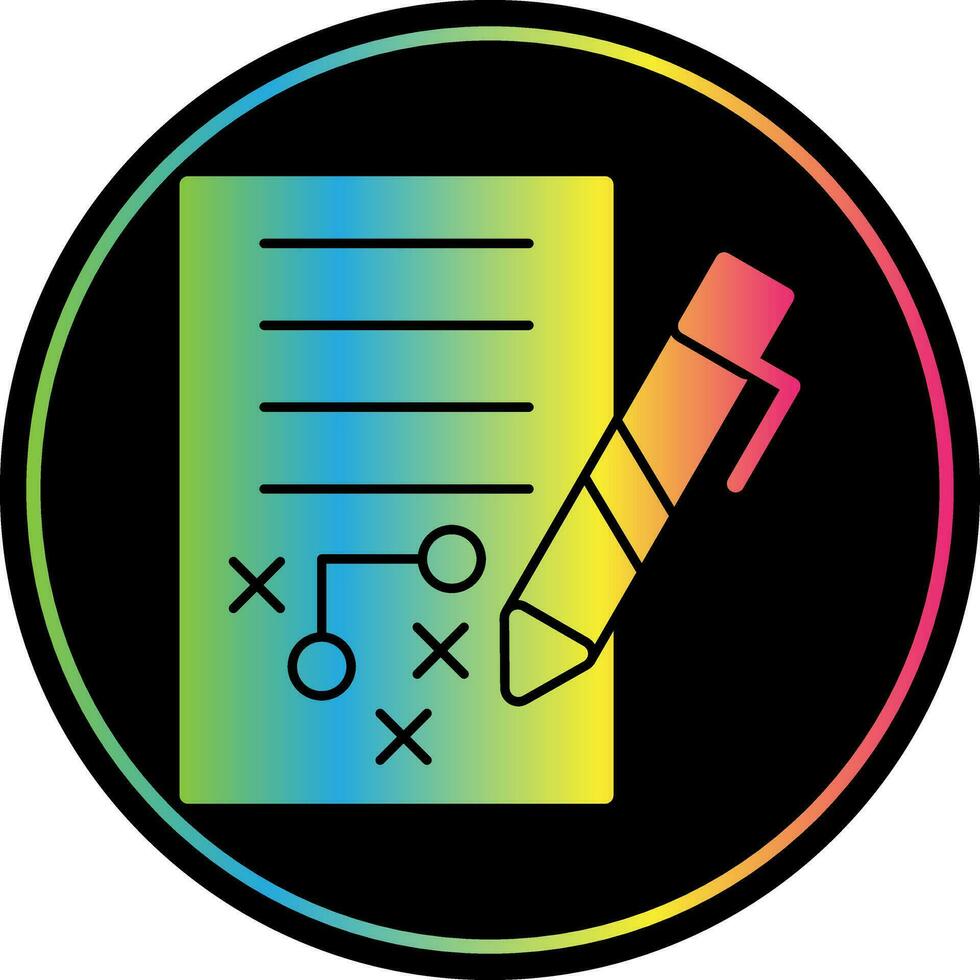 Planning Vector Icon Design