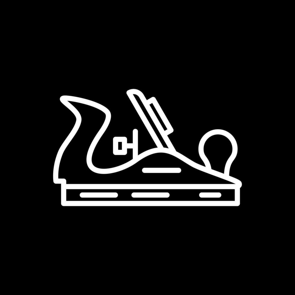 Wood plane Vector Icon Design