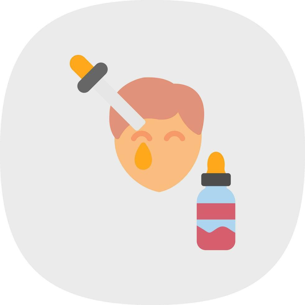 Face Oil Vector Icon Design