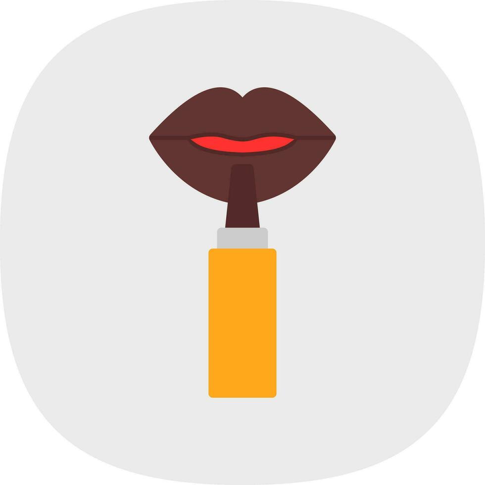 Lip Liner Vector Icon Design