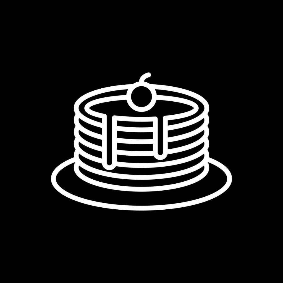 Pancakes Vector Icon Design