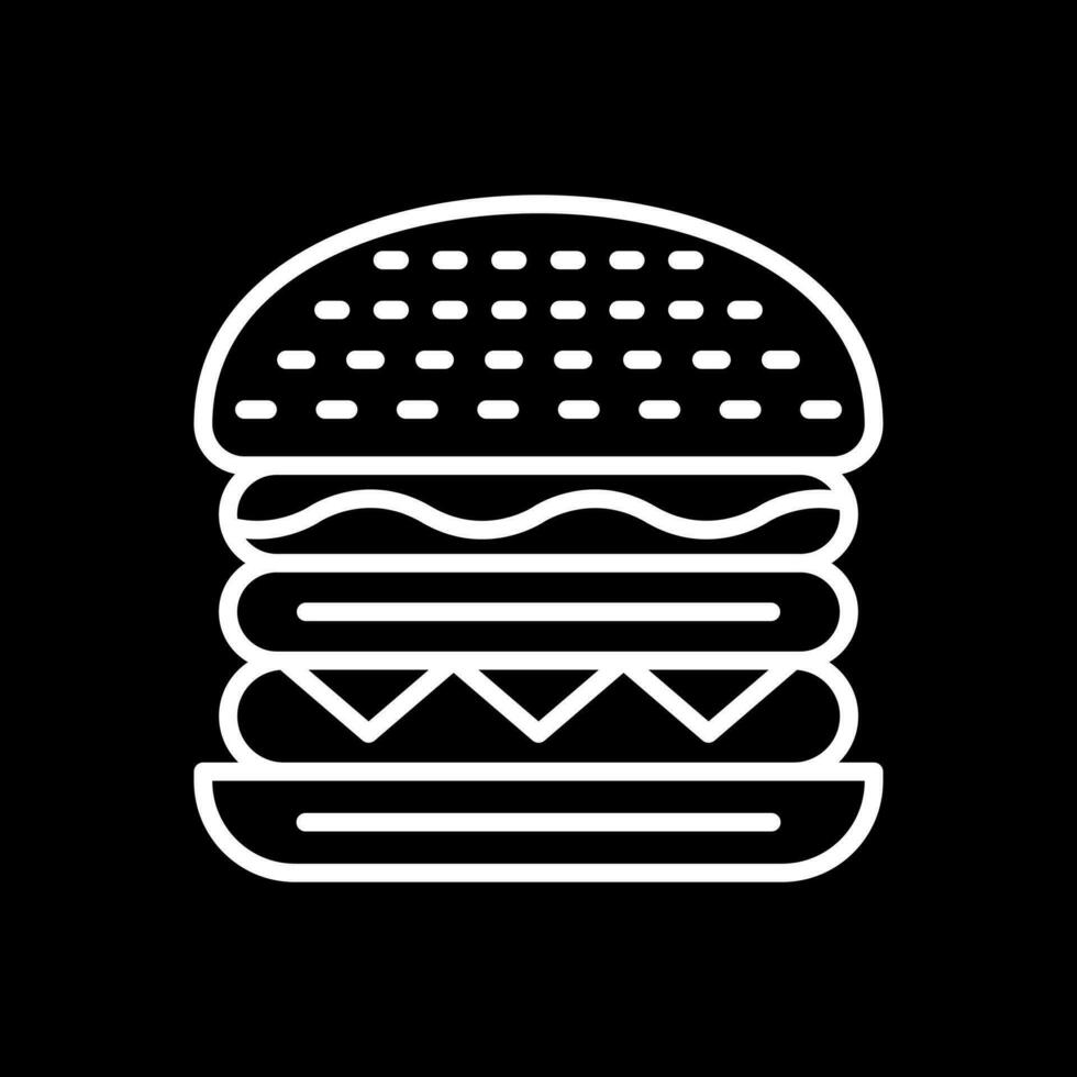 hamburguesa con queso vector icono diseño