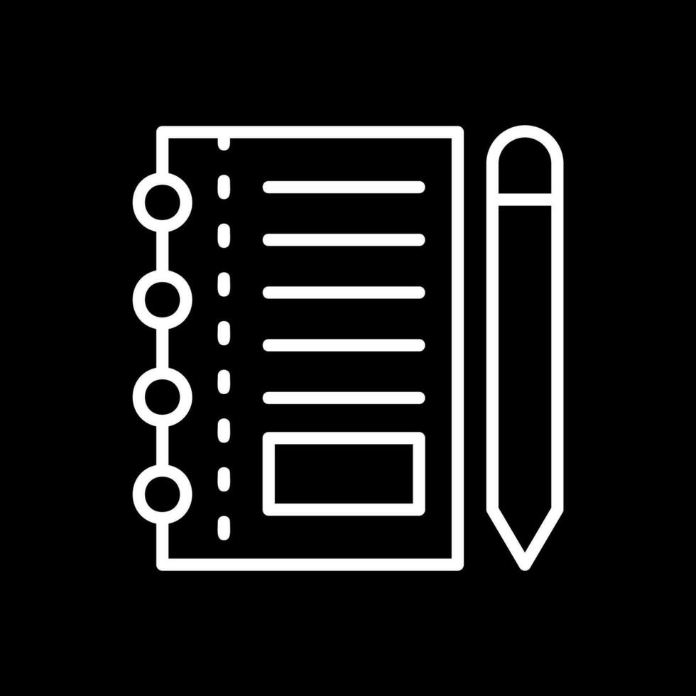 Notepad Vector Icon Design