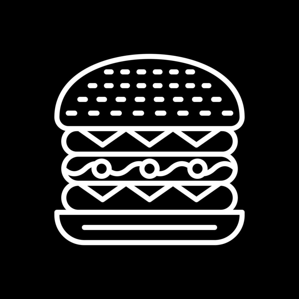 cesar hamburguesa vector icono diseño