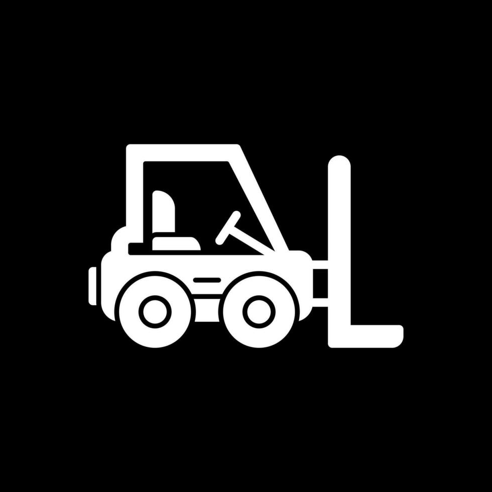 Forklift Vector Icon Design