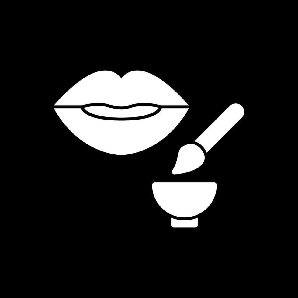 Lip Exfoliator Vector Icon Design