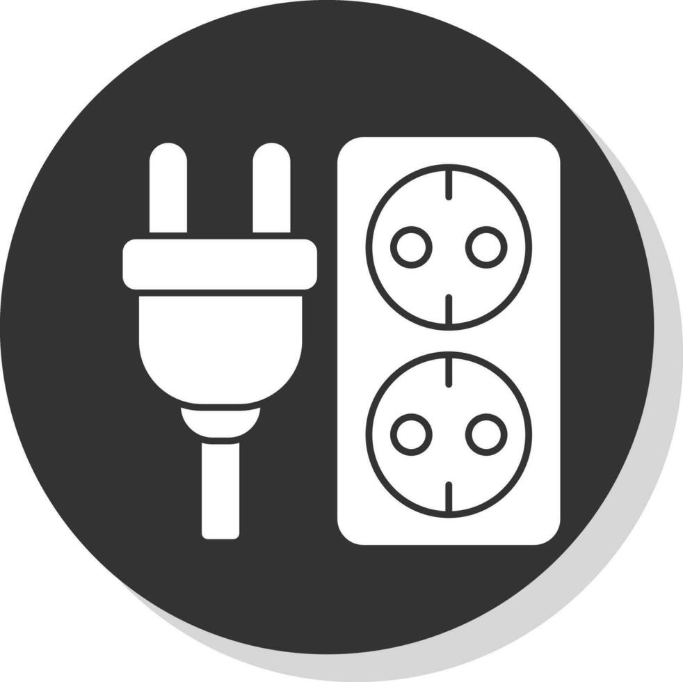 Electric socket Vector Icon Design
