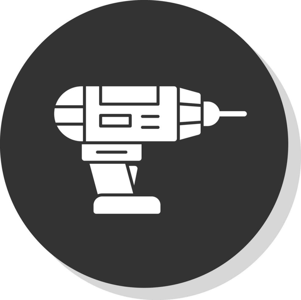 Hand drill Vector Icon Design