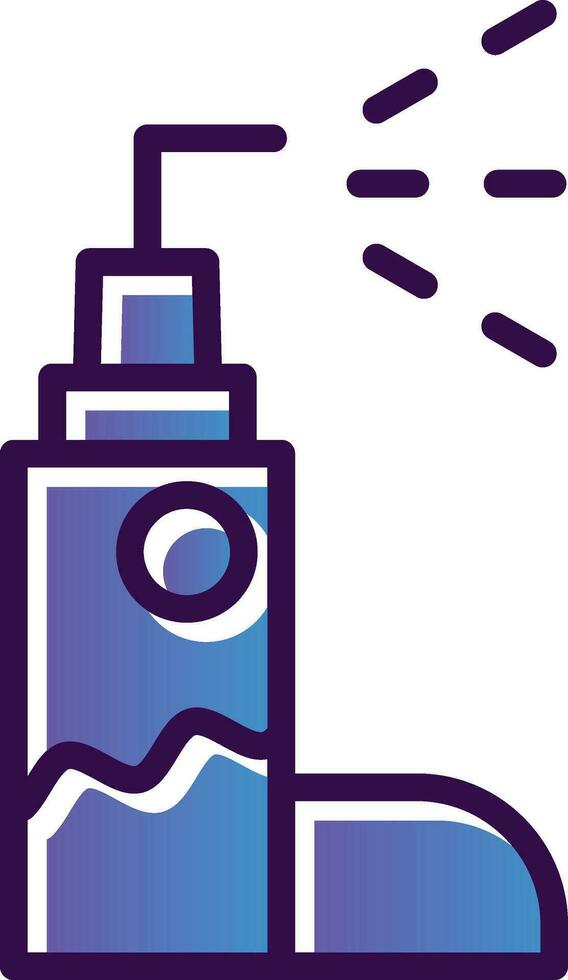 Dry Shampoo Vector Icon Design