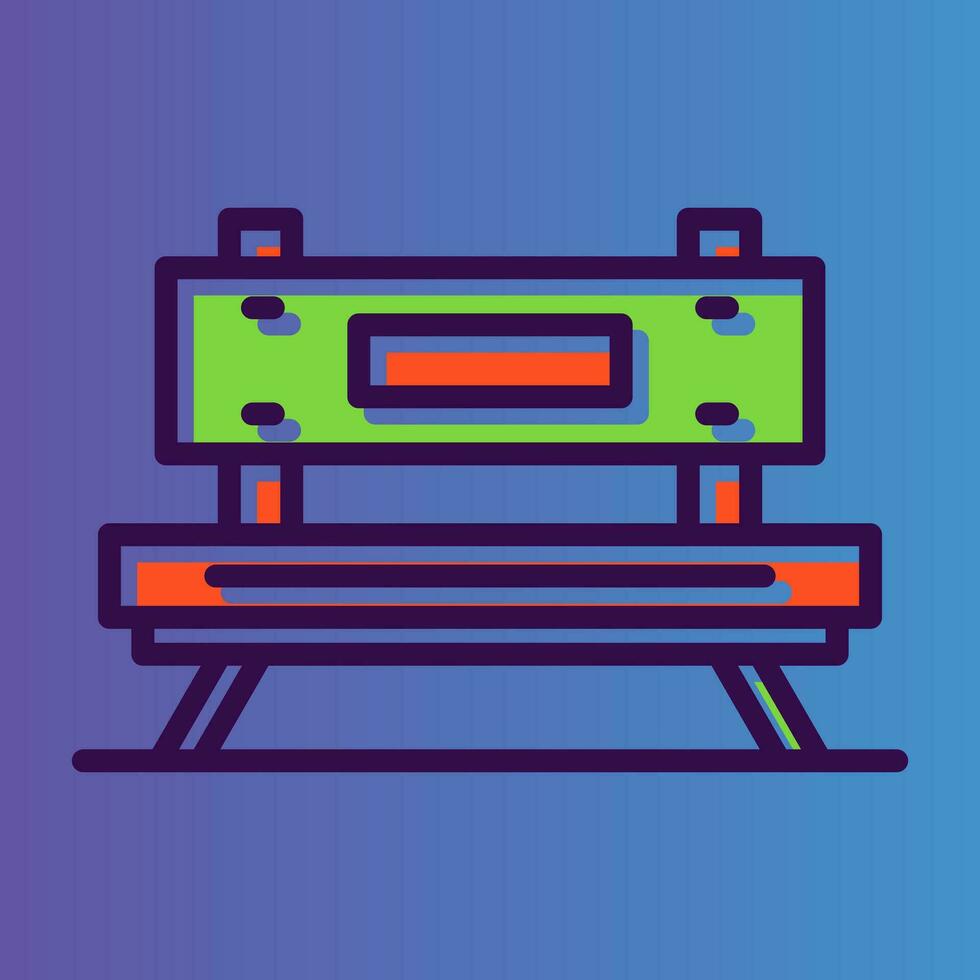 Bench Vector Icon Design