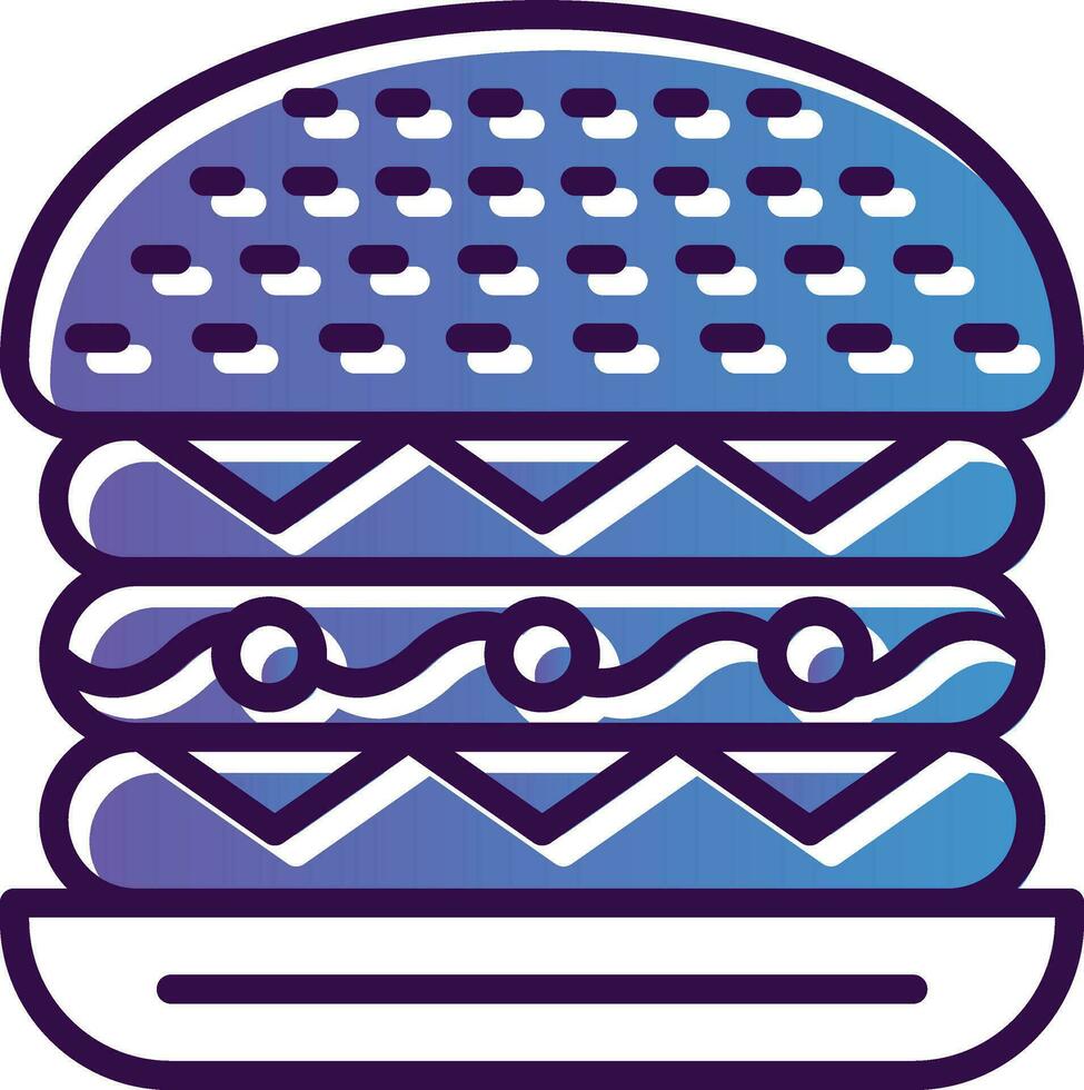 Cesar Burger Vector Icon Design