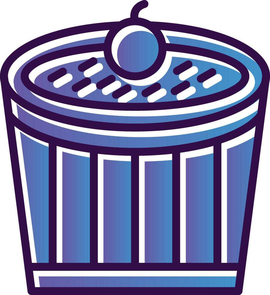 Creme Brulee Vector Icon Design