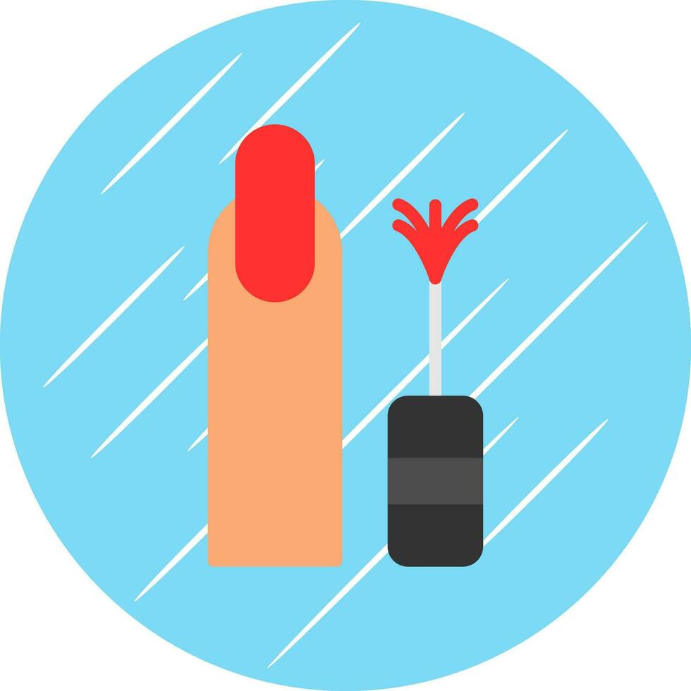 diseño de icono de vector de esmalte de uñas