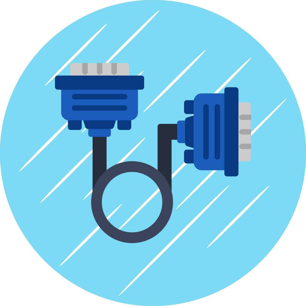 Vga cable Vector Icon Design