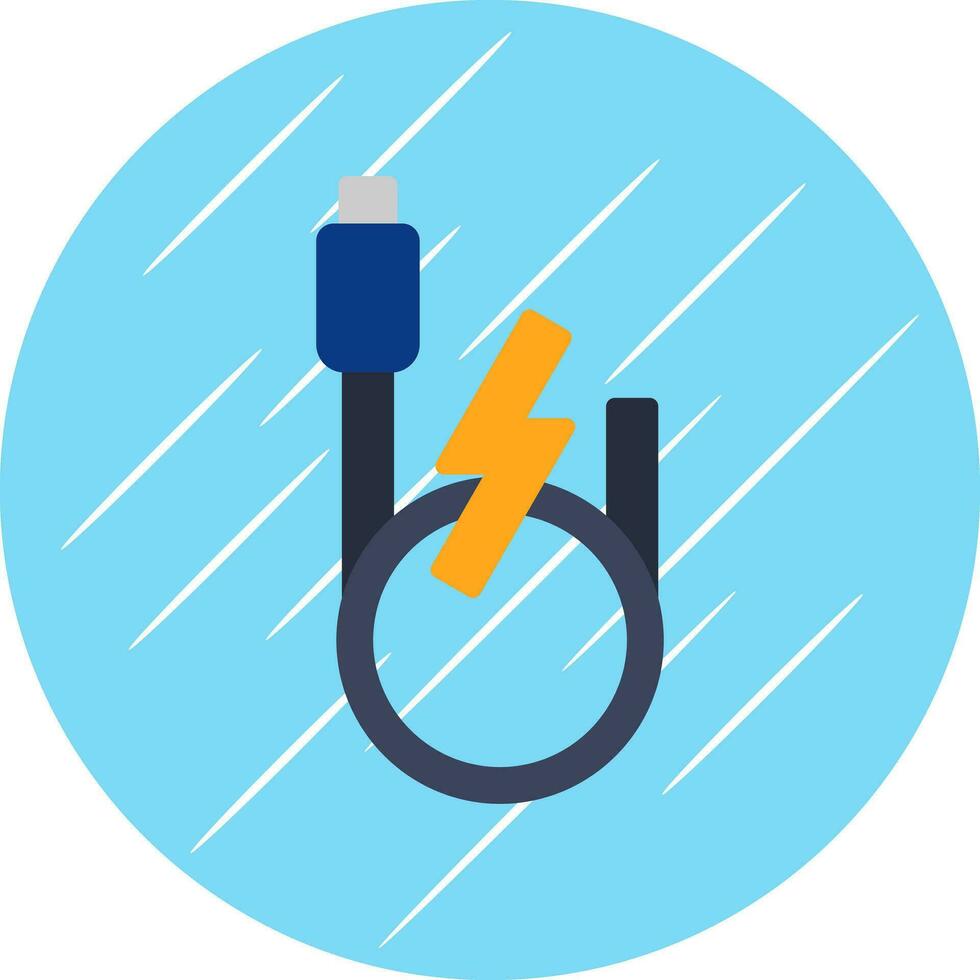 Jack cable vector icono diseño