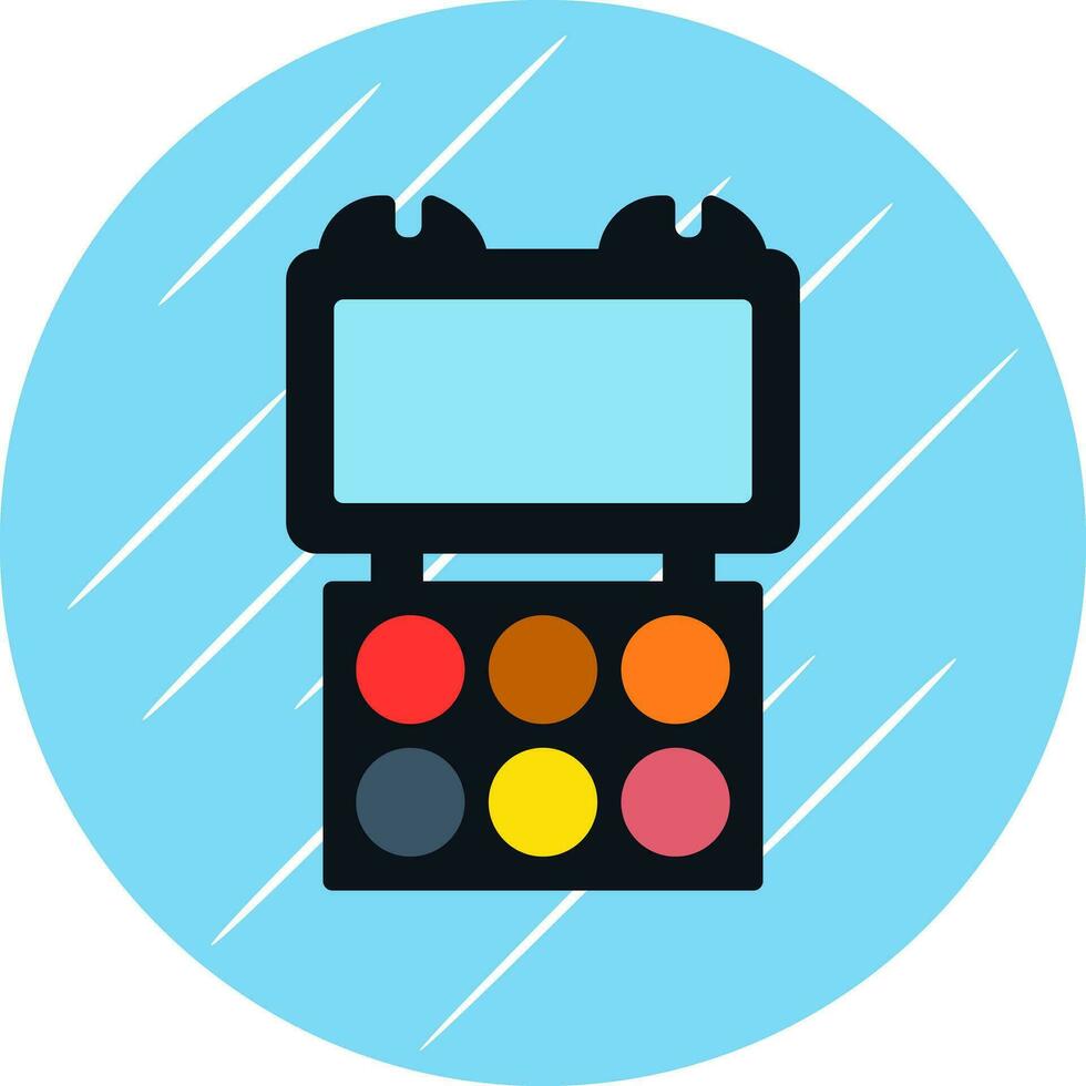 Eyeshadow Palette Vector Icon Design