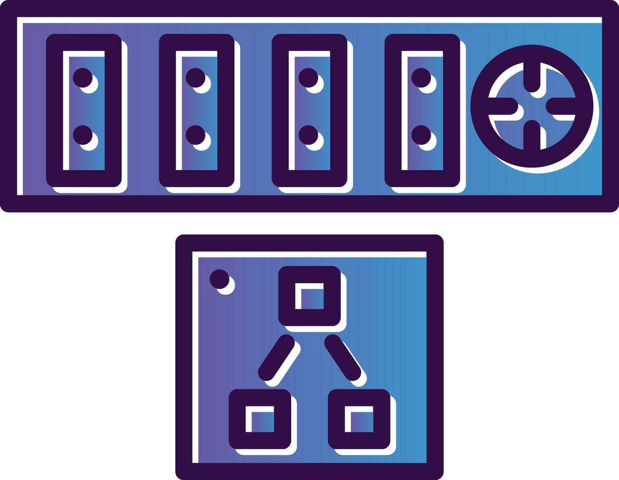 Wall socket Vector Icon Design