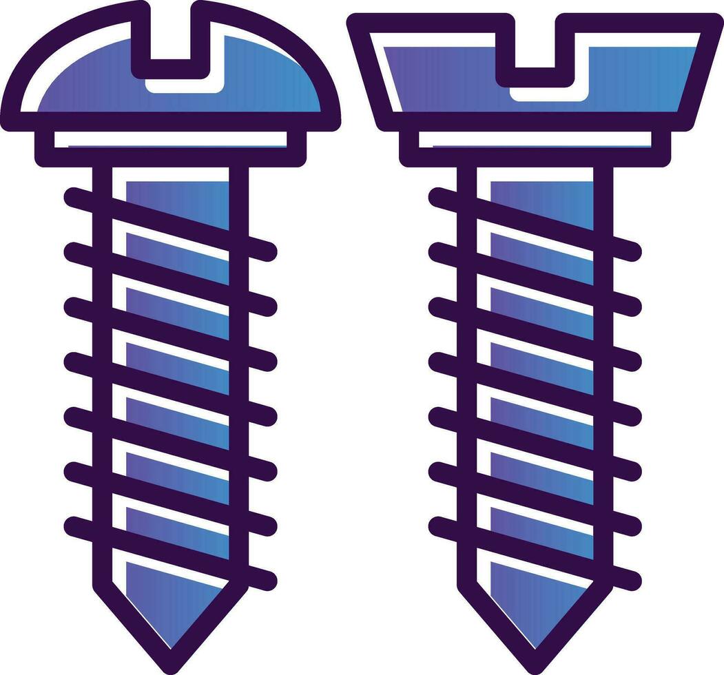 Screws Vector Icon Design