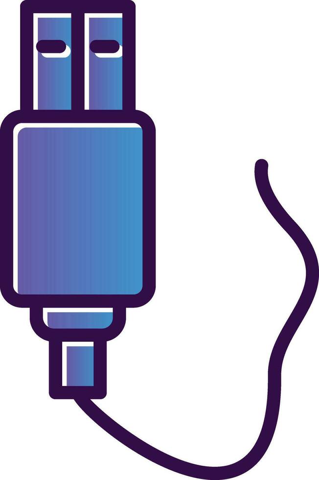 Usb charger Vector Icon Design