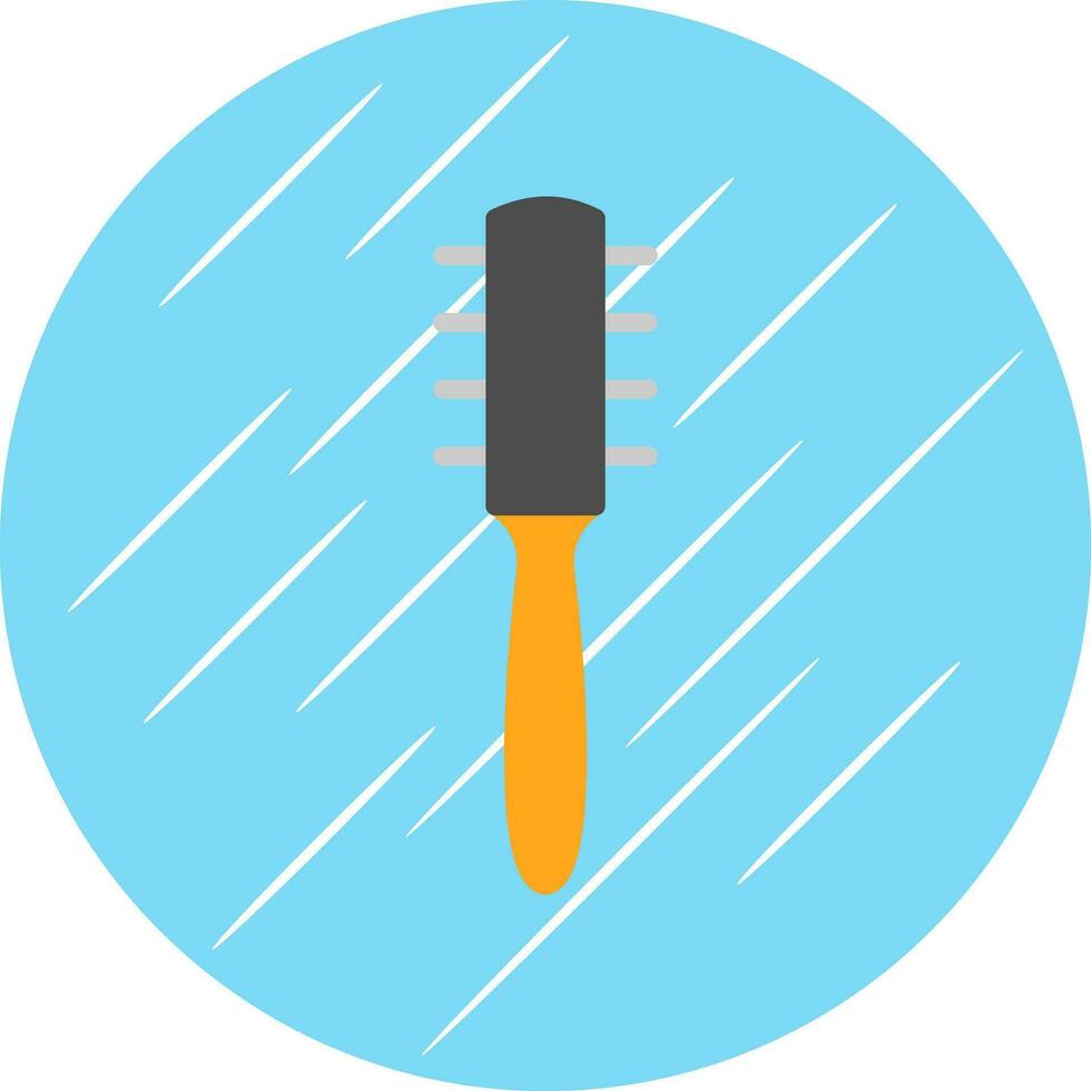 Dry Brush Vector Icon Design