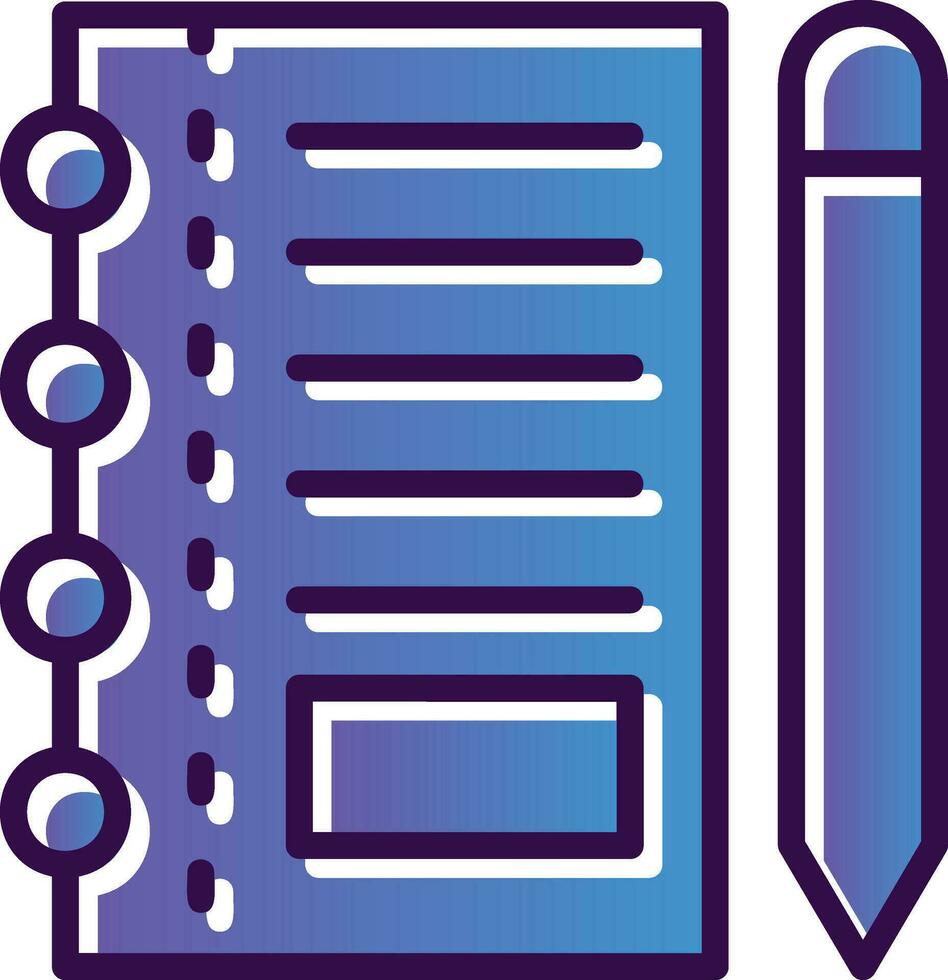 Notepad Vector Icon Design