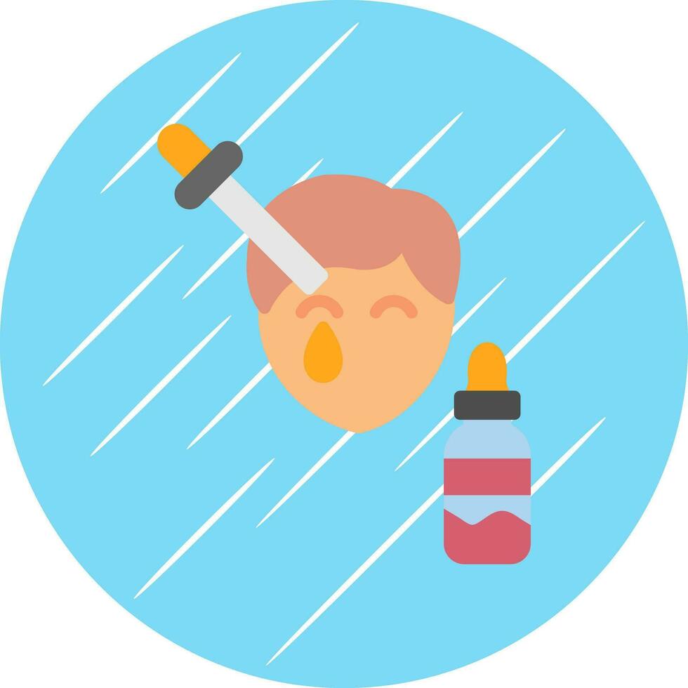 Face Oil Vector Icon Design
