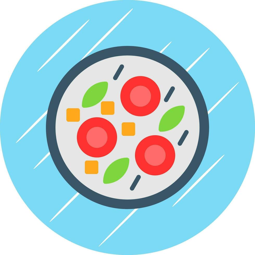 Clam Chowder Vector Icon Design