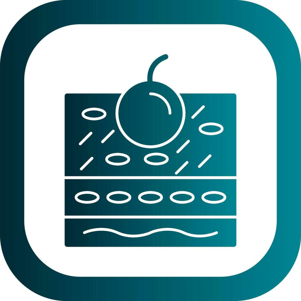 Tiramisu Vector Icon Design