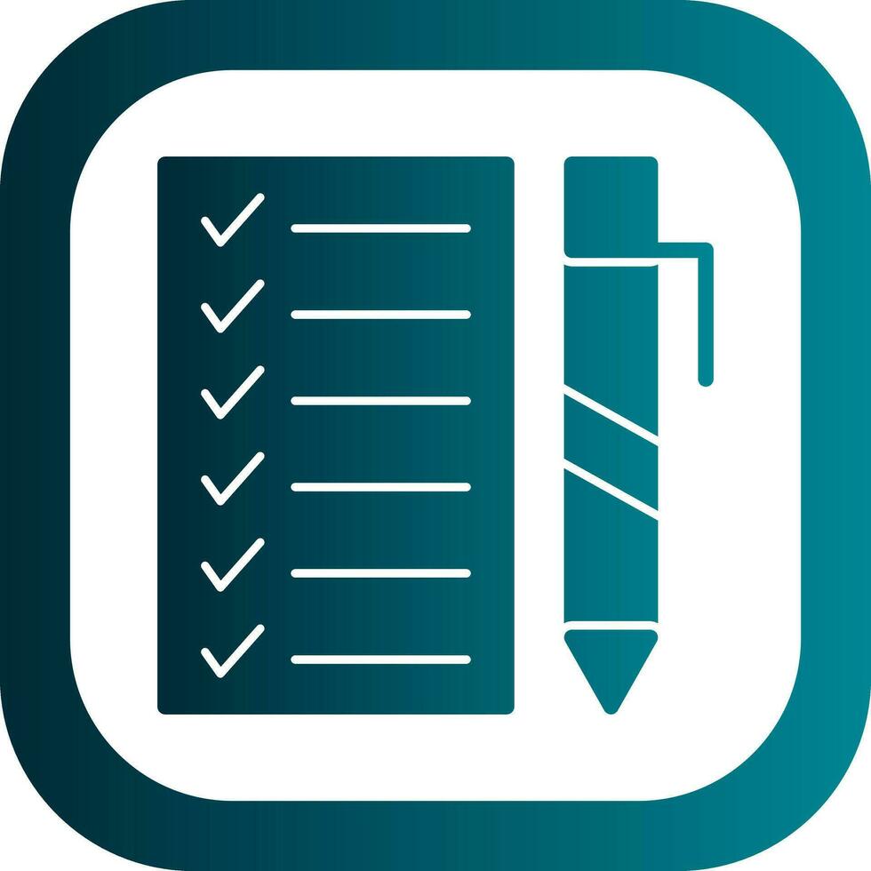 Checklist Vector Icon Design