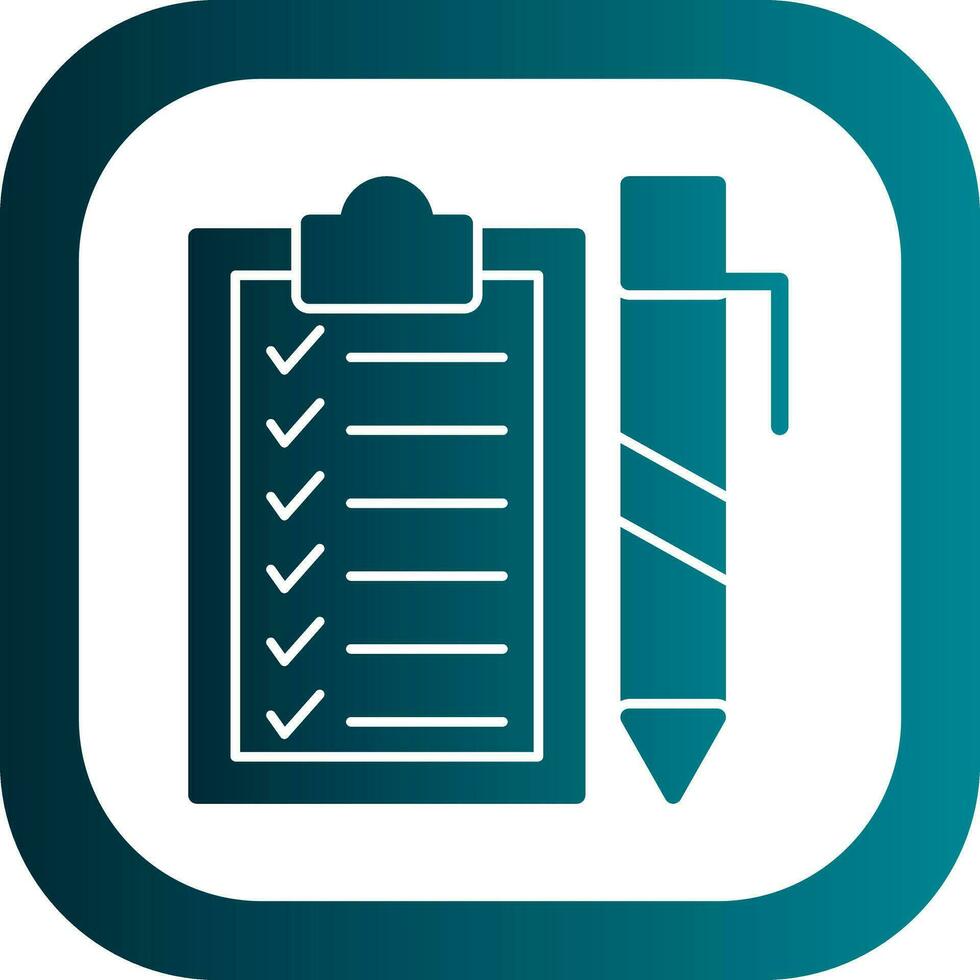Checklist Vector Icon Design