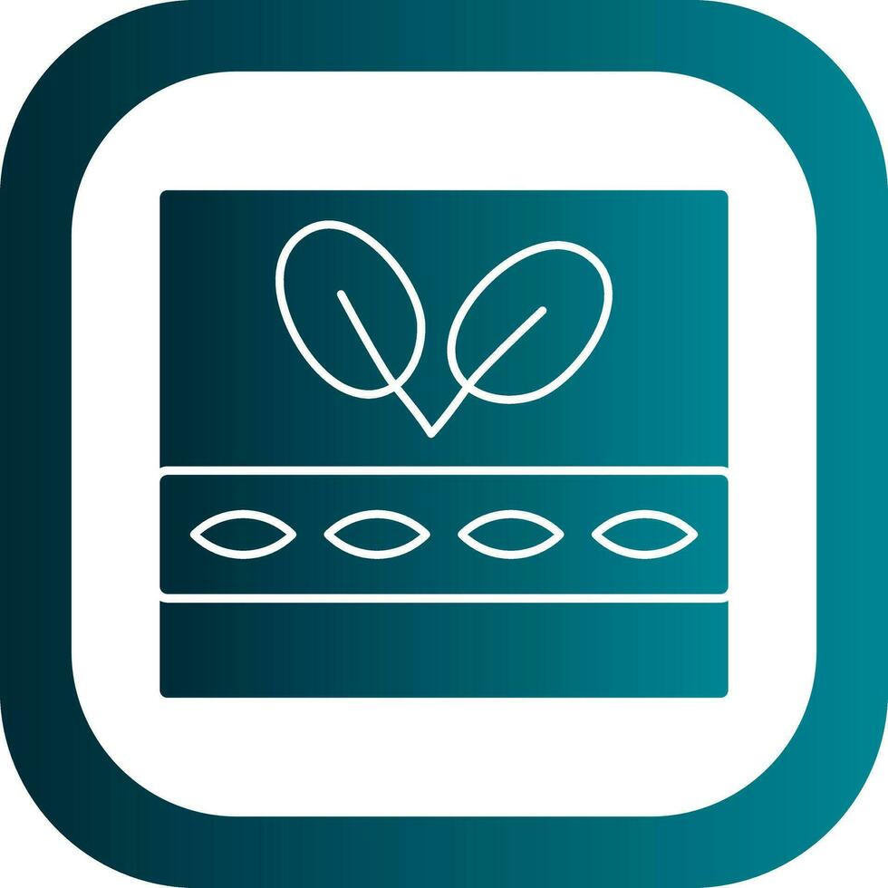 Spinach Lasagna Vector Icon Design