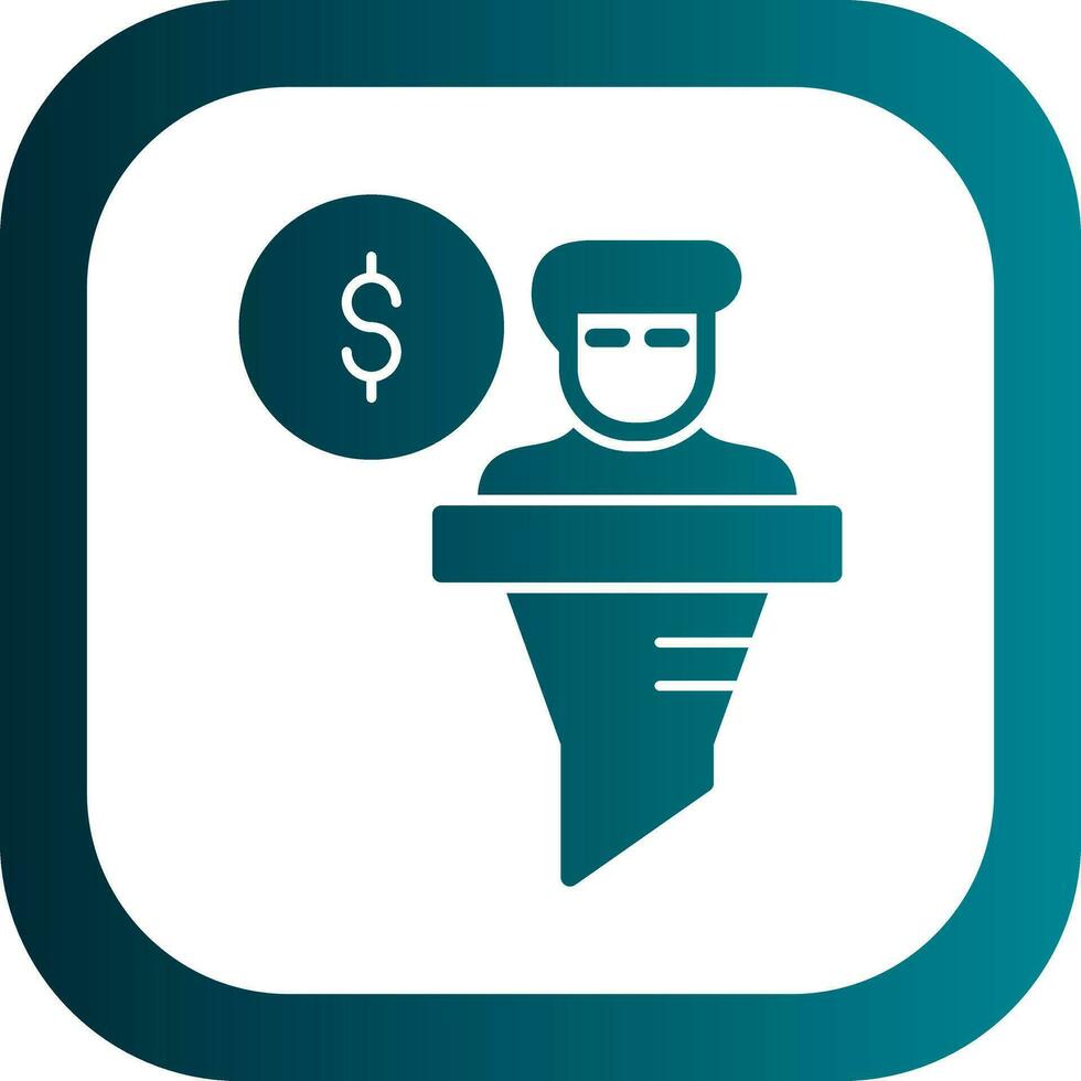 Funnel Vector Icon Design