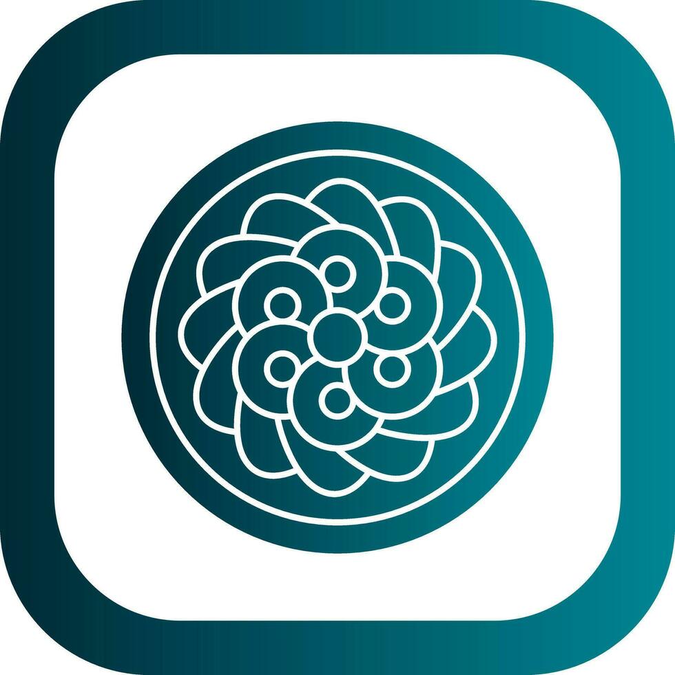Fruit Tart Vector Icon Design