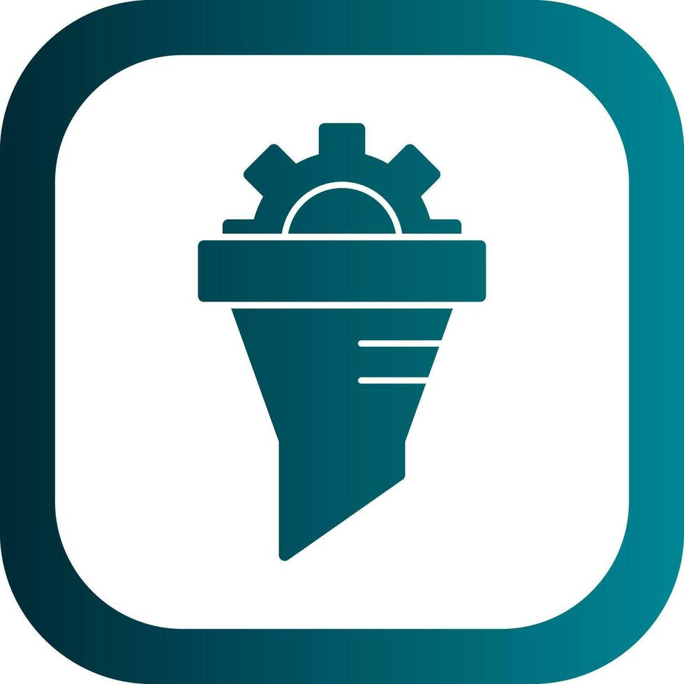 Funnel Vector Icon Design