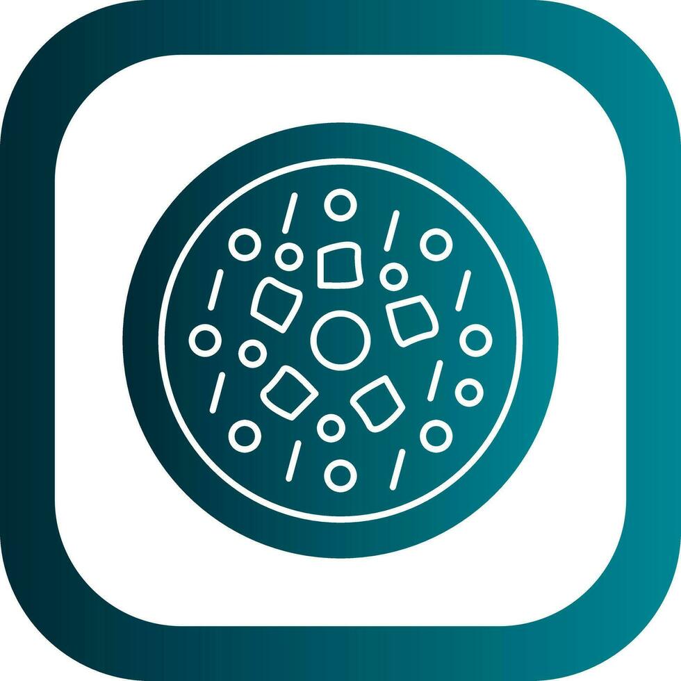 Caesar Pizza Vector Icon Design