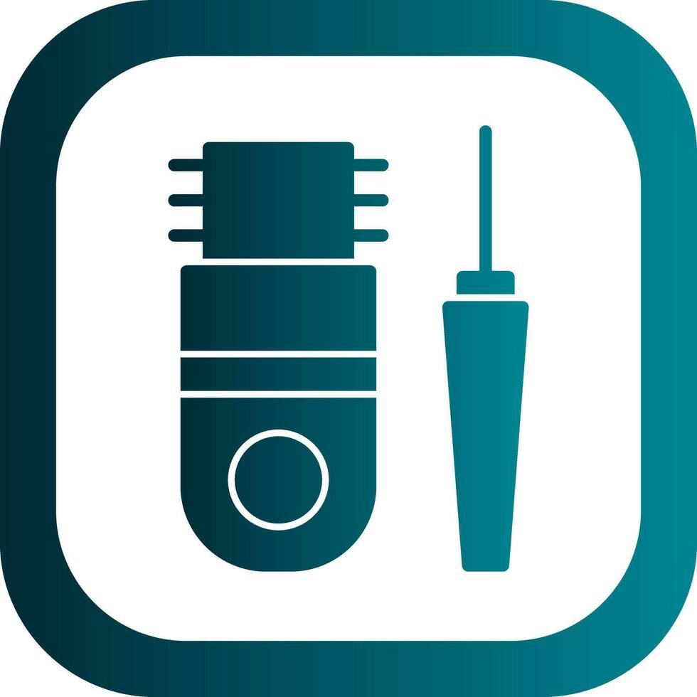 Eyeliner Vector Icon Design