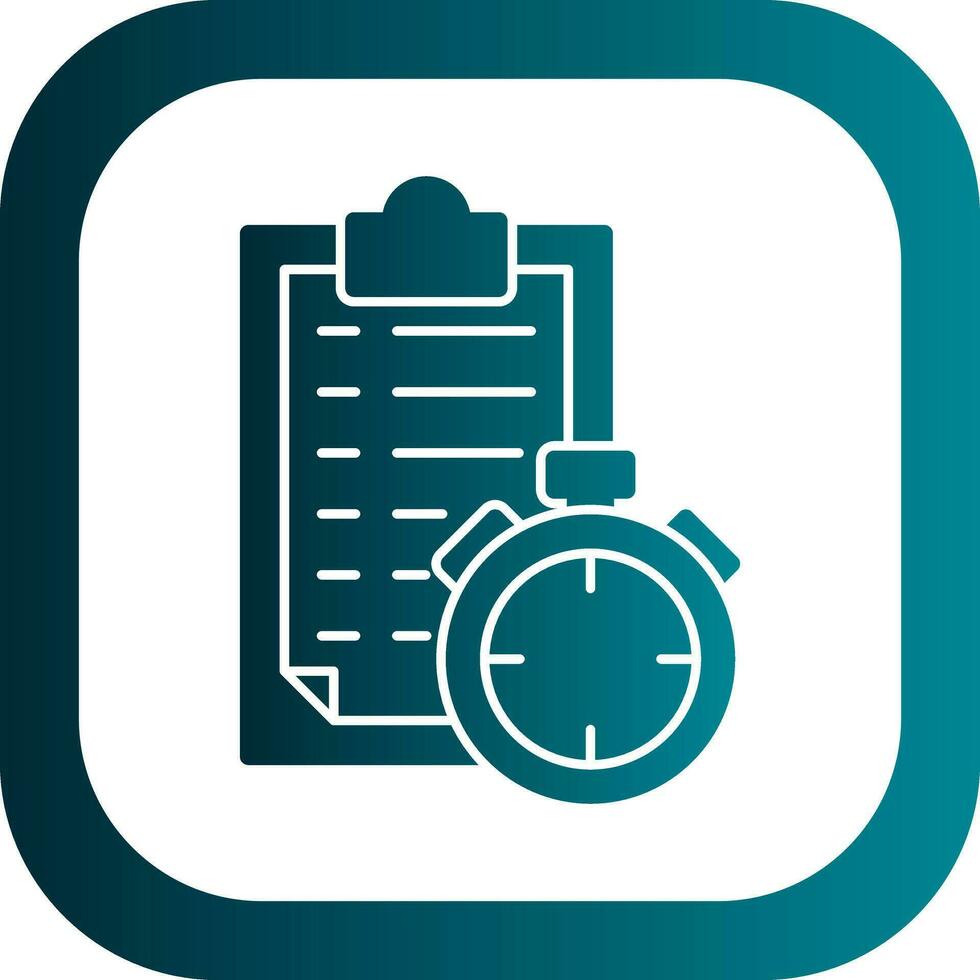 Stopwatch Vector Icon Design