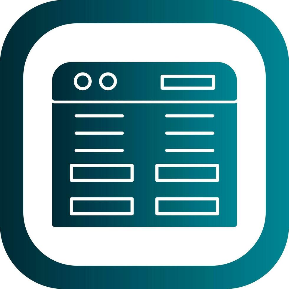 Website Vector Icon Design