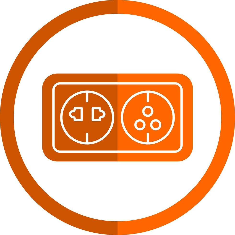 Wall socket Vector Icon Design