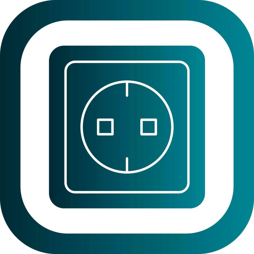 Electric socket Vector Icon Design