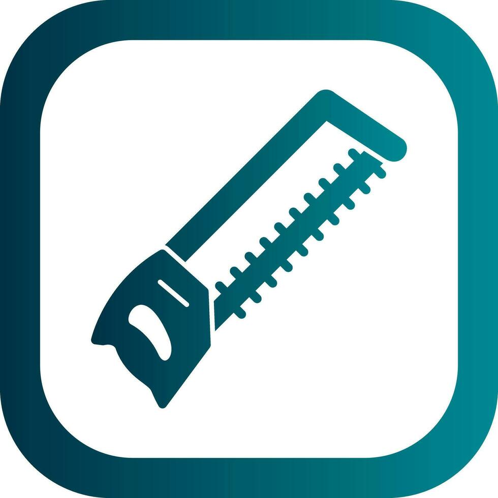 Bow saw Vector Icon Design