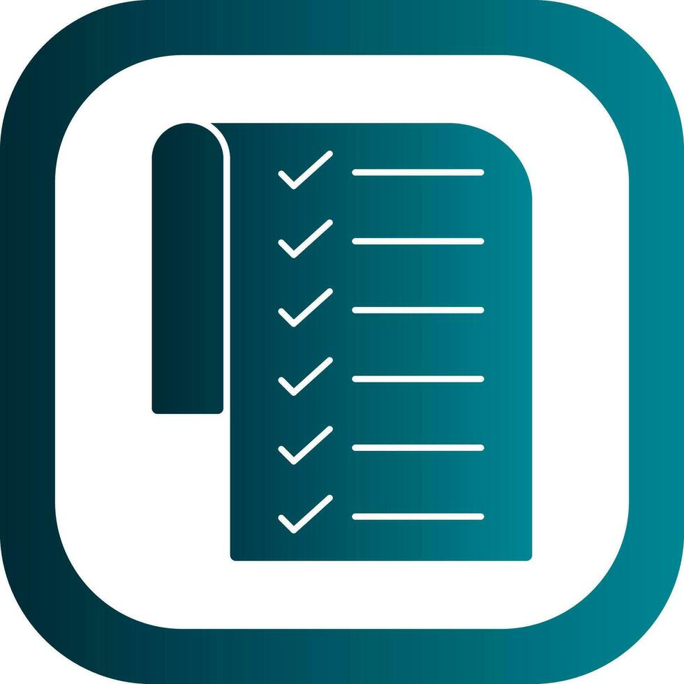 Checklist Vector Icon Design