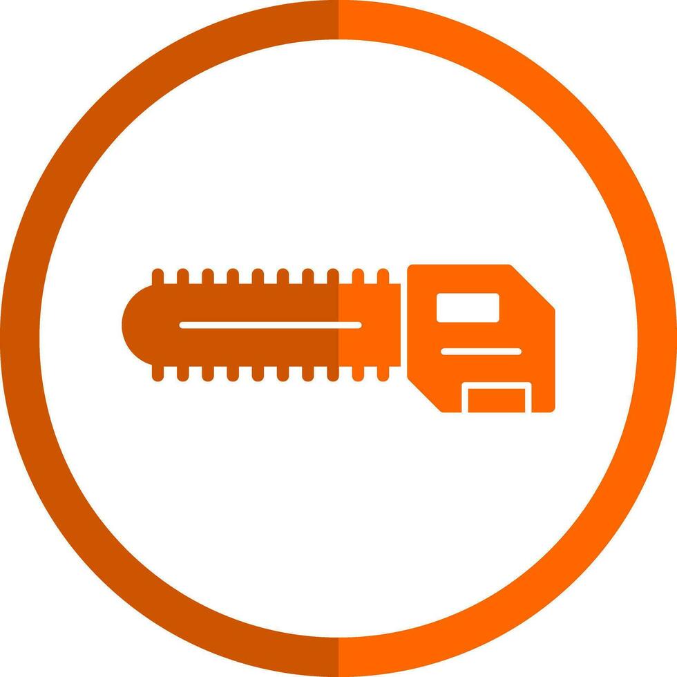 Chainsaw Vector Icon Design