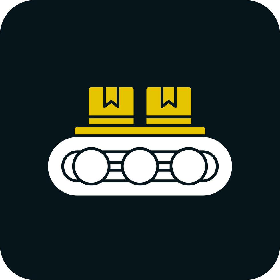 Conveyor belt Vector Icon Design