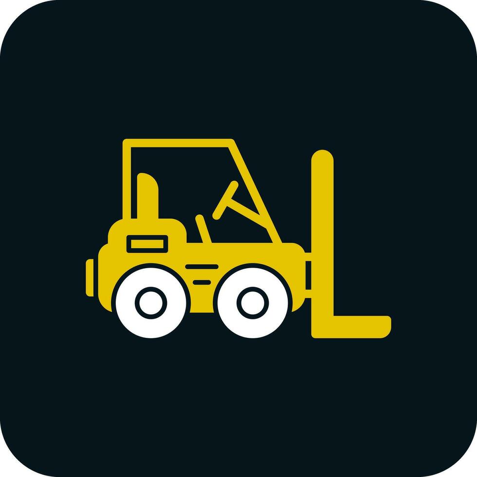 Forklift Vector Icon Design