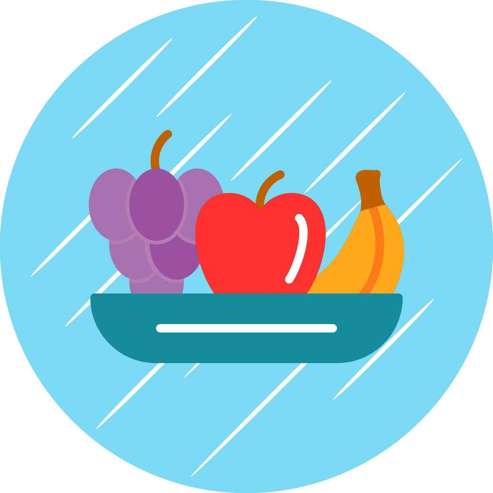 Fruit Salad Vector Icon Design
