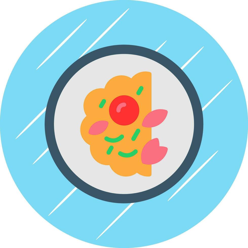 Omelette Vector Icon Design