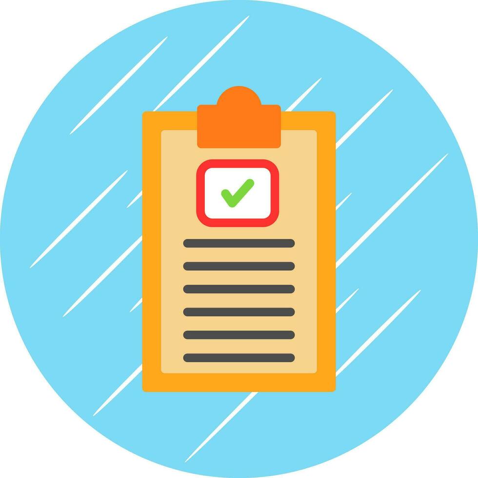 Checklist Vector Icon Design