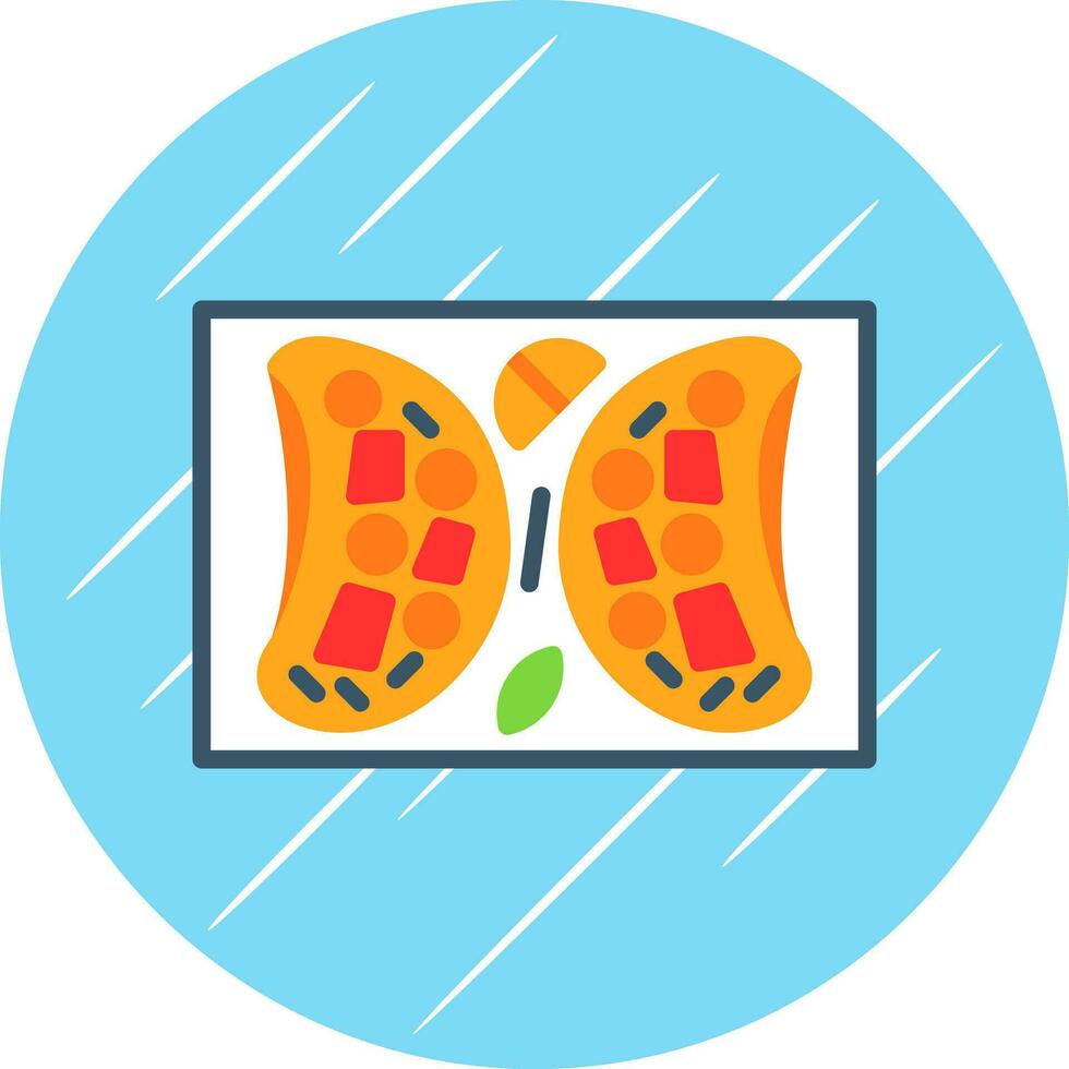 camarón tacos vector icono diseño